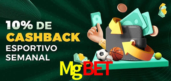 10% de bônus de cashback na Mgbet